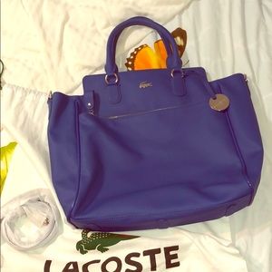 NWOT Lacoste Blue Bag 🐊